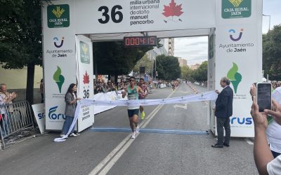 Mohamed Attaoui y Marta Mitjans se proclaman campeones de la Milla Urbana Internacional de Otoño Manuel Pancorbo en sus respectivas categorías