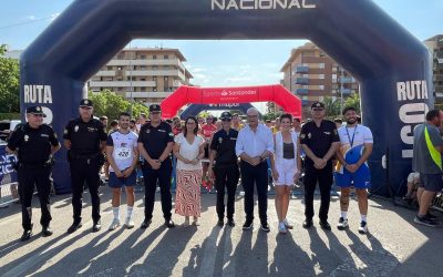 Triunfos de Sergio López y de María Moyano en la V Carrera Solidaria Ruta 091, que ha contado con más de 700 participantes que han desafiado a las altas temperaturas por una buena causa