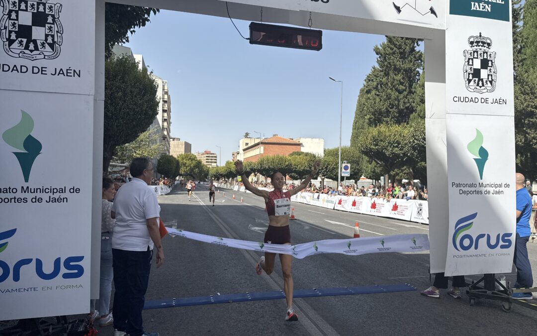 El Ayuntamiento destaca el éxito y la repercusión de la 37 edición de la Milla de Jaén, que se han adjudicado Ignacio Fontes y Marta Serrano en sus respectivas categorías