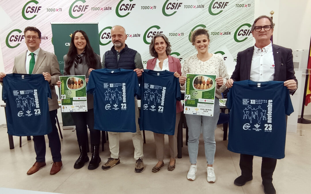 Presentación de la XII Carrera por la No Violencia de Género de CSIF en la que colabora el Patronato de Deportes