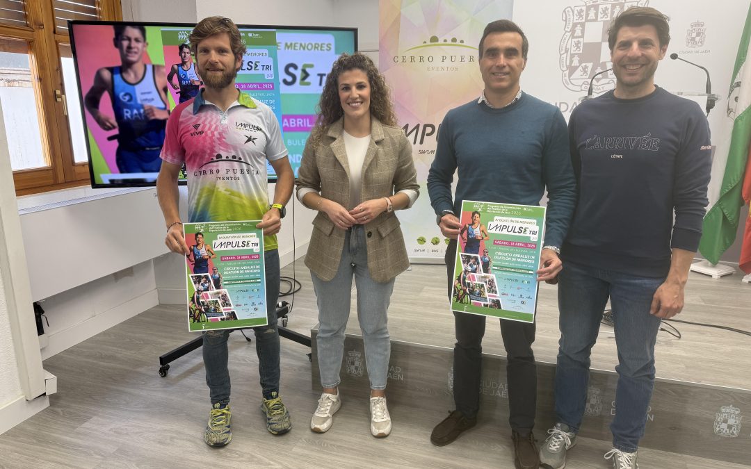 El Ayuntamiento anima a los jiennenses amantes del deporte a disfrutar del IV Duatlón de Menores Cerro Puerta Impulse Tri del próximo sábado 18 de abril